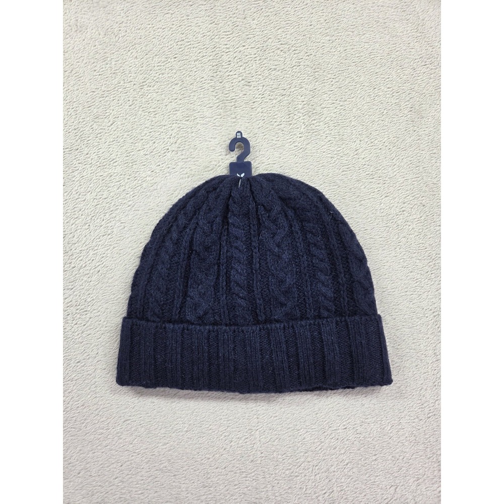 New American Eagle Wool Beanie Cable Knit‎ One Size